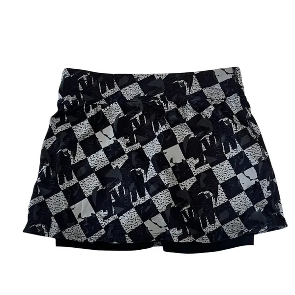 Nike Women's Dri-FIT Tennis Skort Black/White XS Athletic Activewear - Image 5
