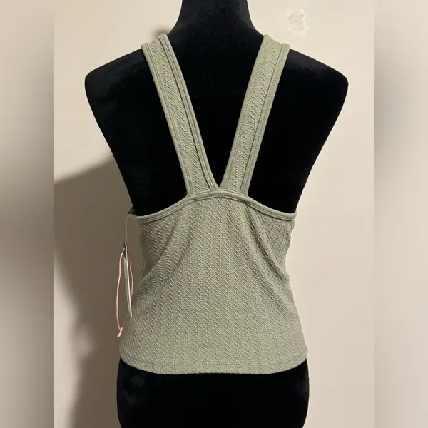 NWT Roxy Green Silver Spring Dreams Crop Top size large - Image 7