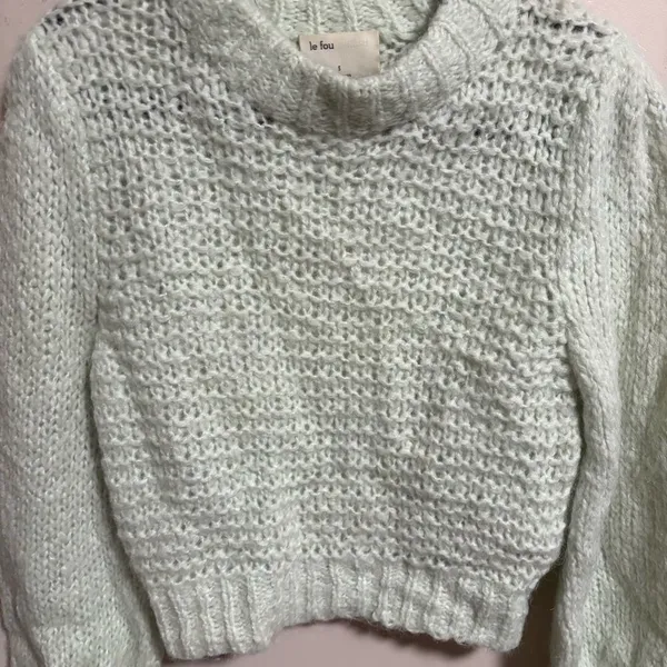 Aritzia Wilfred Le Fou Shimmy Sweater Ginger Mint Alpaca Wool Blend- Size Small - Image 5