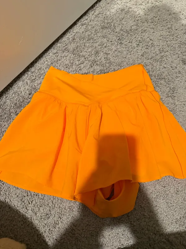 Aerie Orange Crossover Shorts - Image 6