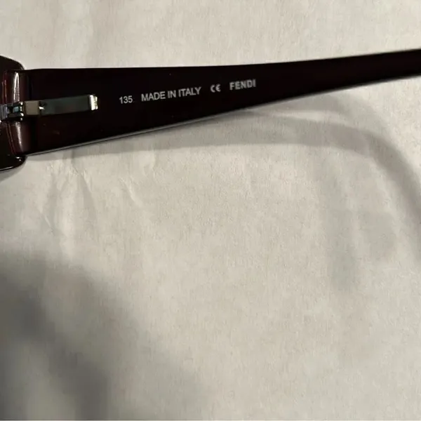Authentic Fendi Optical Purple Rectangular Eyeglasses - Image 6