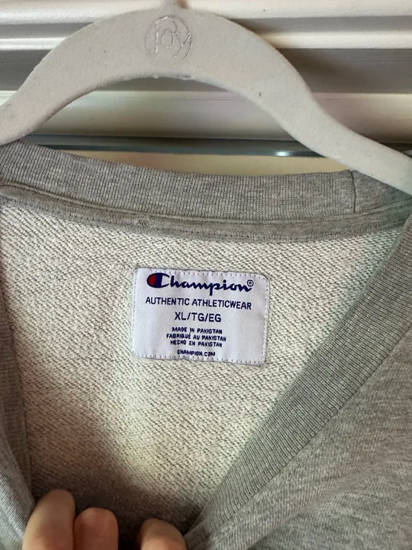 Champion Grey Sweatshirt Crewneck - Image 4