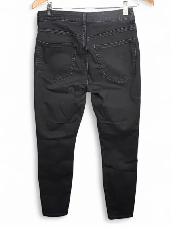 H&M Women’s Ultra High Waist Ankle Length Black Curvy Jeggings Size US 8/UK 12 - Image 10