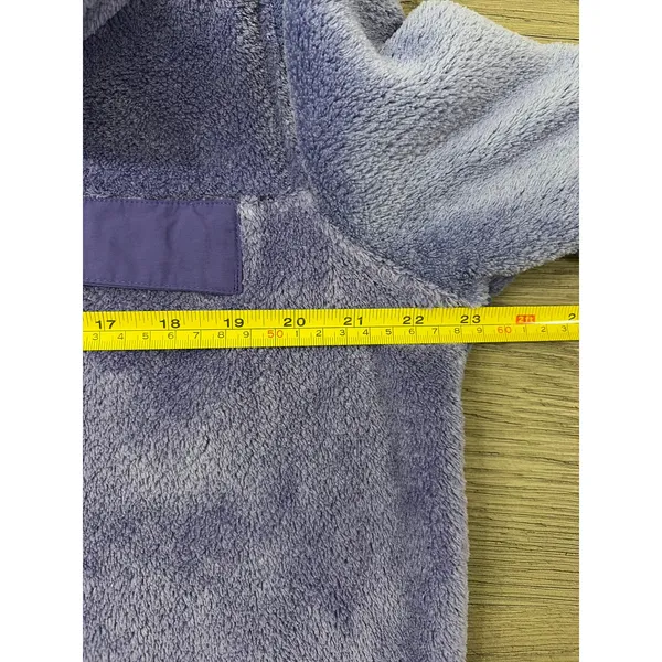 Jachs Cabin Purple 1/4 Snap Sherpa Fleece Pullover Sweater Women’s Size L - Image 5