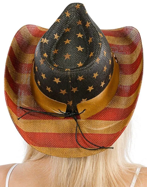 USA American Flag Cowboy Hat - Image 11