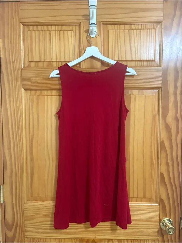 Nordstrom Size Small Deep Red Mini Dress - Image 4