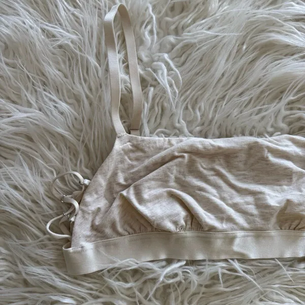 Aerie Real Good Strappy Side Lace Up Bralette Size Large - Image 3