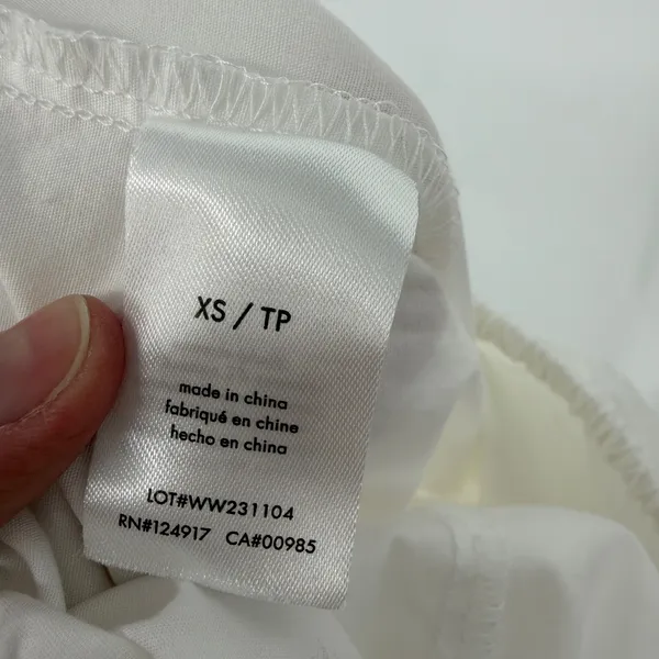 WeWoreWhat Womens XS White Wide‎ Leg Relaxed Elastic Waist Pull On Pants - Image 5