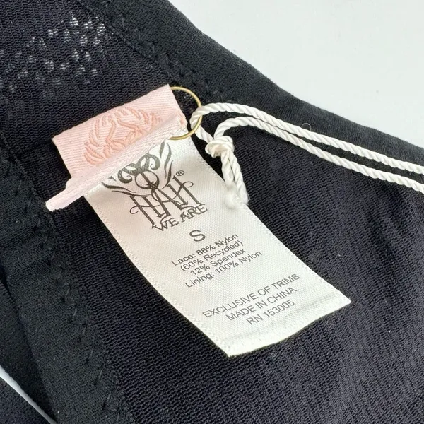 Free People x We are HAH Don't‎ Cross Me Halter Bralette Black Small NWT - Image 6