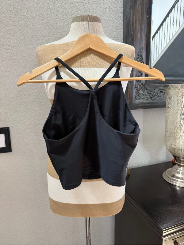 Old Navy Light Support PowerSoft Longline Sports Bra M - Image 4