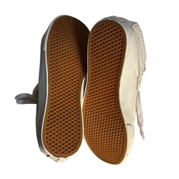 Vans funky white Hi-tops. Size 4.5 Men’s, 6 Women’s - Image 6