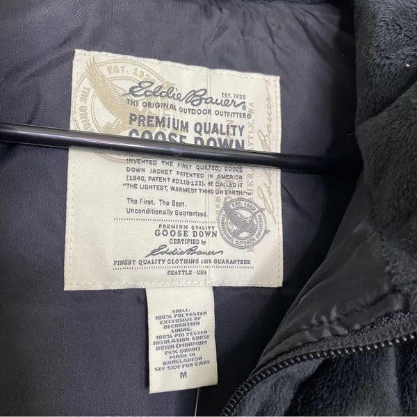 NEW Eddie Bauer Quilted Puffer Goose Down Lodge Vest size M Medium NWT - Image 8