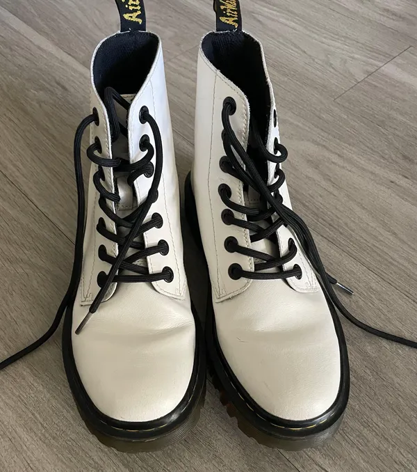 Dr. Martens White Boots - Image 3
