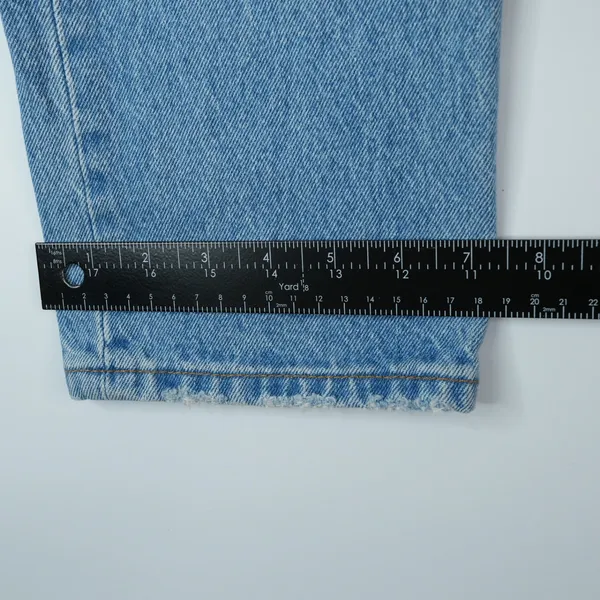 Levis 501 Jeans Womens 28x26 (30x25)‎ Ankle Crop Distressed Denim High Rise Mom - Image 14