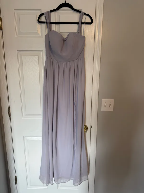 Birdy Grey August Dress Chiffon Dust Lilac - Image 6