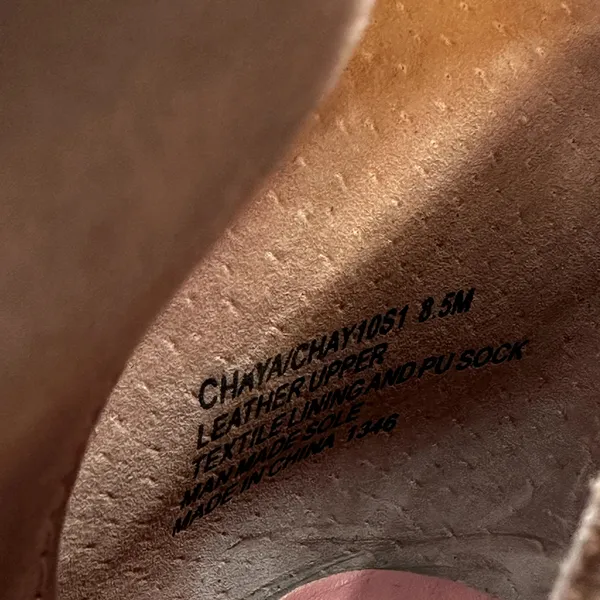 Steve Madden Chaya Pointed Toe Bootie Leather Chunky Block Heel Cutout Pink 8.5 - Image 8