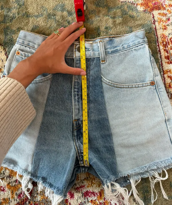 Patchwork Vintage Levis Shorts - Image 5