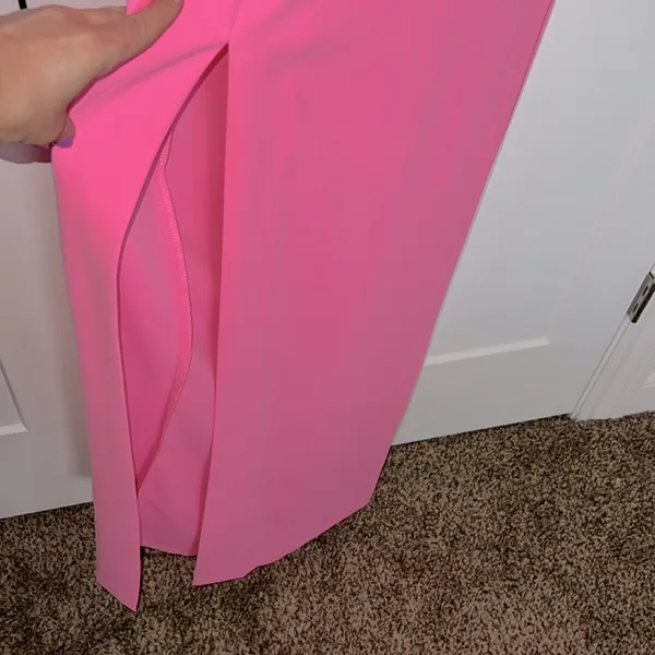Amanda Uprichard Cherri Crepe Plunging Sweetheart Gown - Image 4