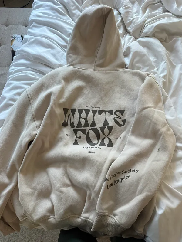 White Fox Hoodie - Image 2