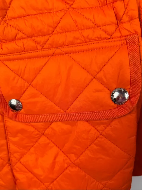 Lauren Ralph Lauren hunter orange quilted puffer vest size medium - Image 7