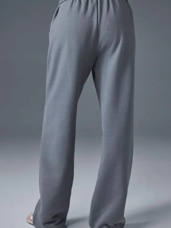 Alo Yoga Accolade Sweatpants Straight Leg Steel Grey S - Image 2