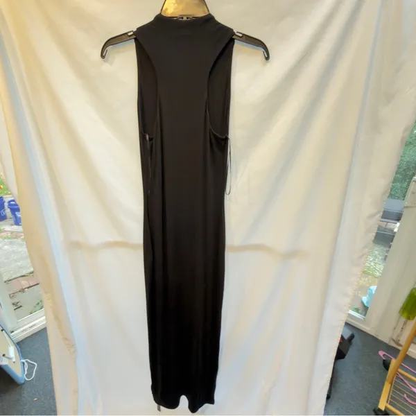 REVOLVE AFRM Women's Casper Funnel Neck Bodycon Maxi Dress, Noir, Small, NWT - Image 9