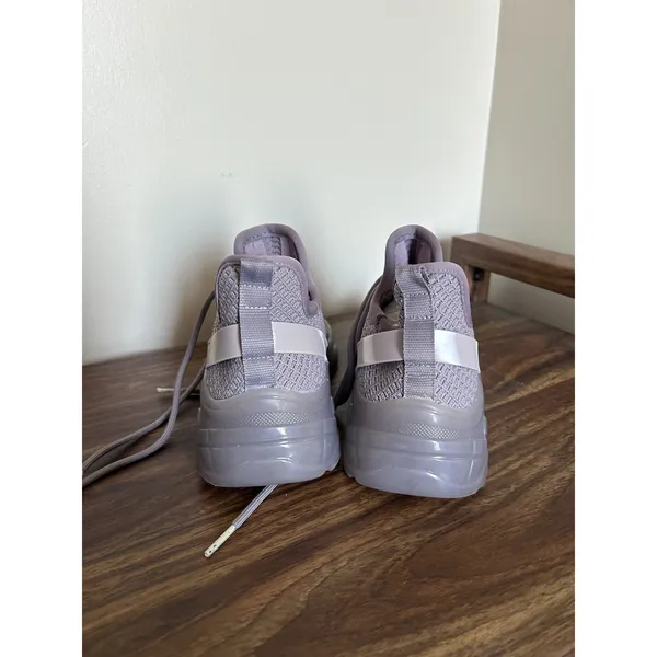 Cool Planet by Steve Madden Canyon Mauve Grey‎ Textile Chunky Sneakers Womens 6M - Image 3