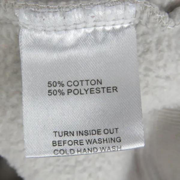 White Fox Offstage Sweater Moon Stone Gray Tan Crewneck Sweatshirt Small Medium - Image 8