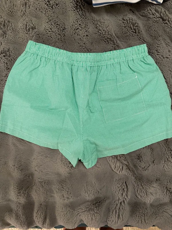 Gingham shorts Green Size M - Image 3