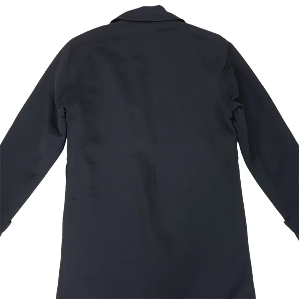 1 Madison Rain Trench Coat Womens Small Black Lined Jacket - Image 12