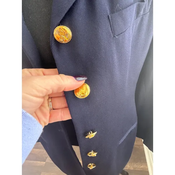 Lauren‎ Ralph Lauren 100% Wool Blazer Size 6 layered workwear classic minimalist - Image 2