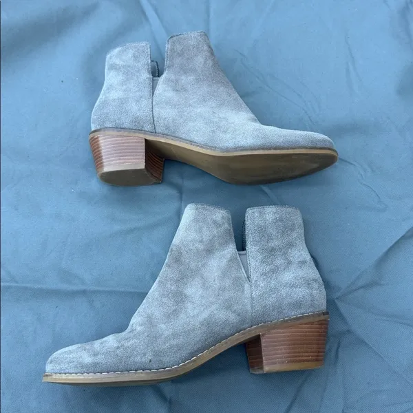 Cole Haan Gray Suede Ankle Booties size 6 - Image 5