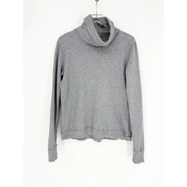Lululemon Double‎ Up Reversible Turtleneck Top Women's 10 Grey - Image 7