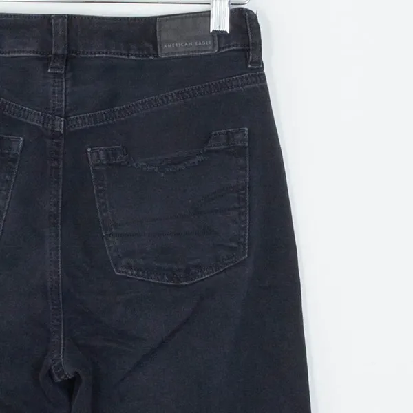 American Eagle High Rise‎ Distressed Mom Jeans Women's Size 00R - Image 6