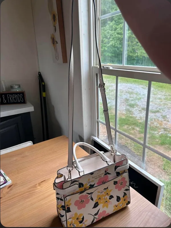 Kate Spade Staci Lily Bloom Floral Medium Crossbody - Image 4