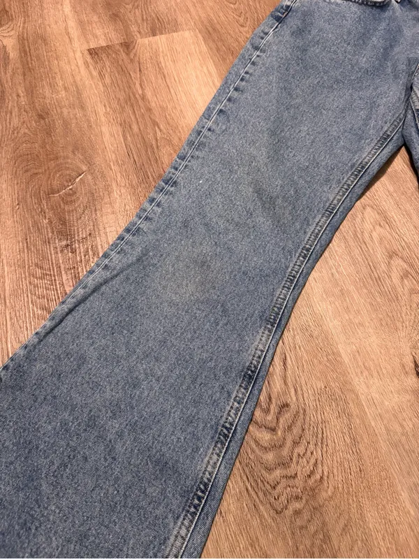 RAGGED Priest Blue Jeans Denim Flare 28 - Image 3