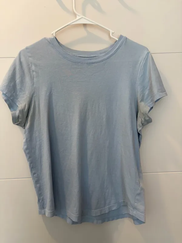 Madewell Women’s Light Blue Crewneck T-Shirt - Image 2