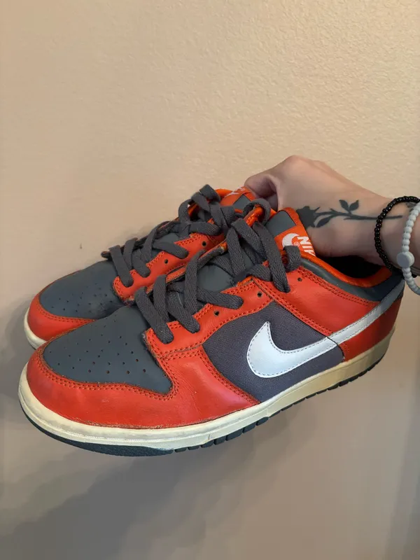 Nike Dunk Low GS 'Flint Grey Orange' - Image 6