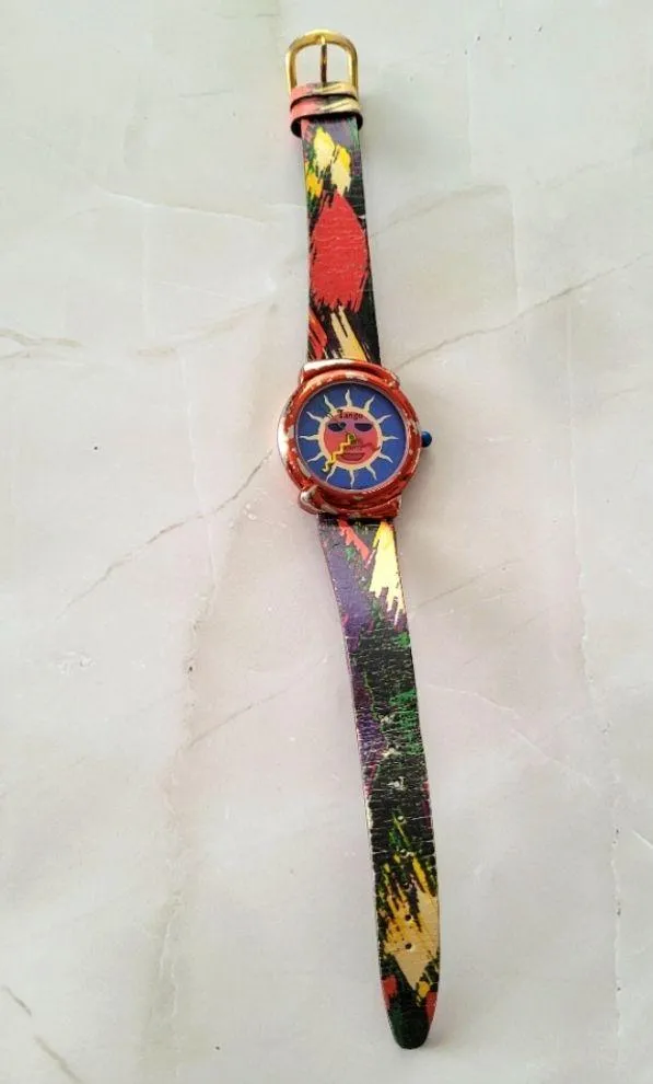 Vintage Japan Movt Stainless Steel Back Tango Sun Watch - Image 2