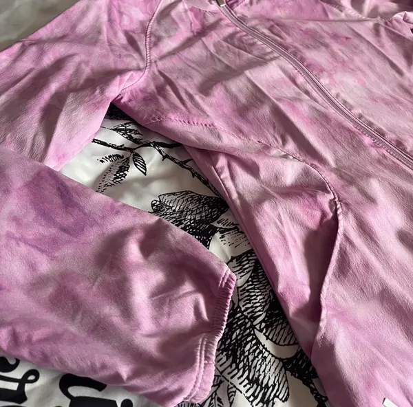 Pink Adidas Zip-Up Track Jacket - Image 3