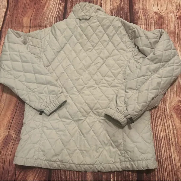 Women’s Columbia Interchange Quilted Tan Brown Jacket Medium - Image 8