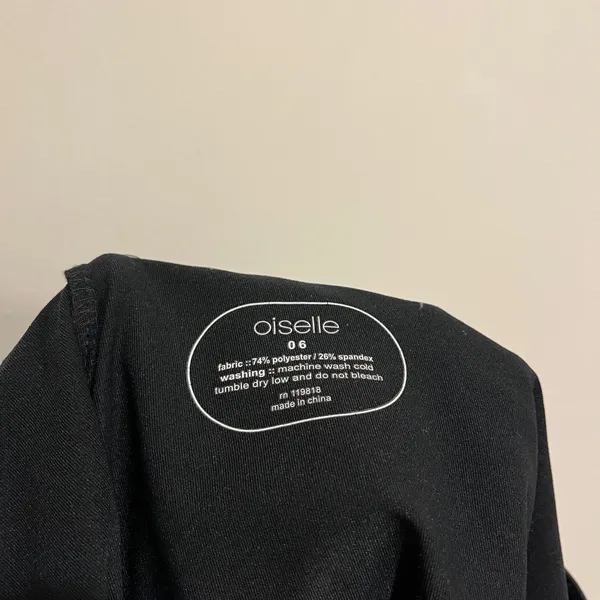 Oiselle Roga Skort Shorts Black Size 6 Running Golf Tennis Pickleball Athleisure - Image 5