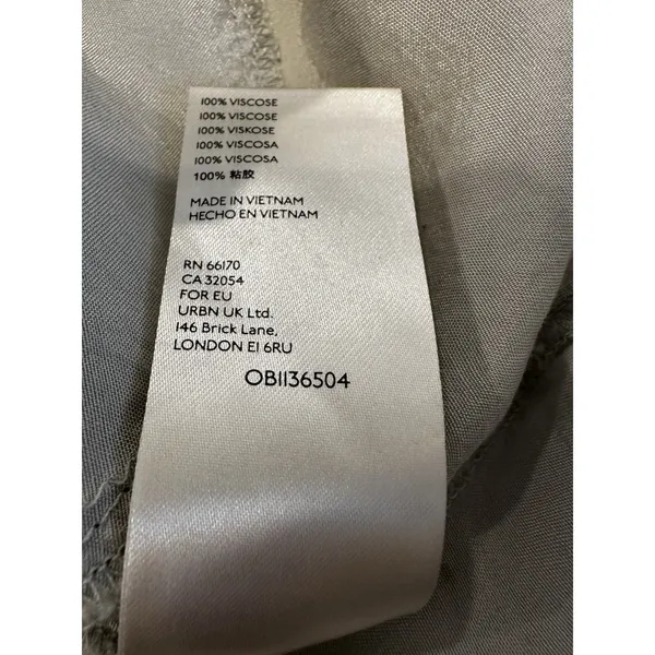 Free People Sz: S We The Free Lightweight Sleeveless Button Front Dress Pockets - Image 6