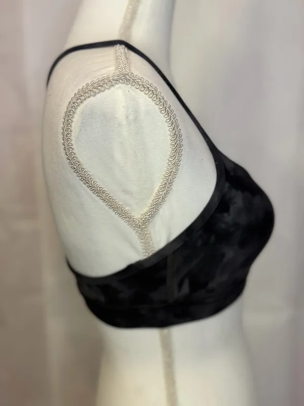 lululemon athletica Charcoal Tie-Dye Light Support Bralette - Image 6