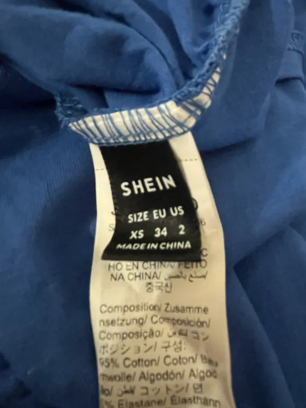 SheIn Blue halter top xs - Image 3