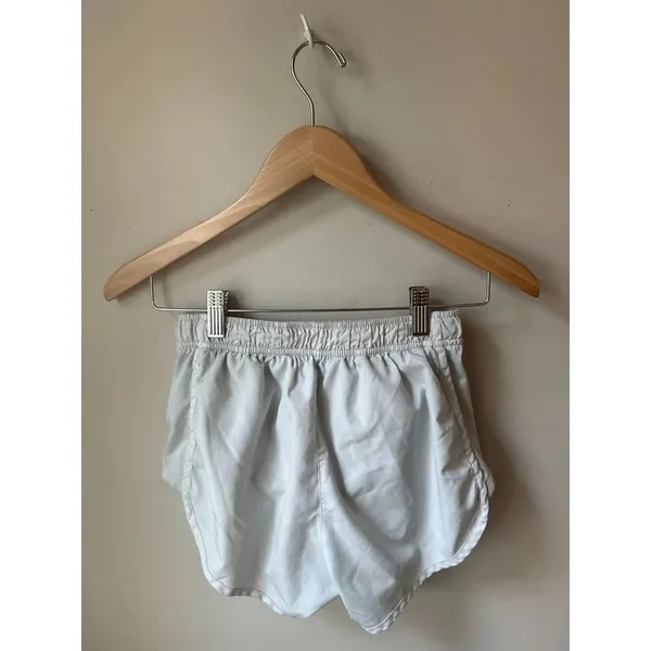 Nike Dri-FIT Tempo Running Shorts White Gray - Image 2