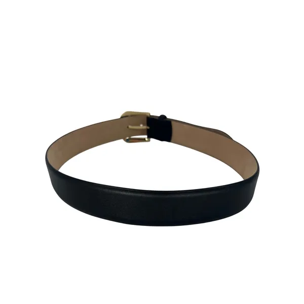 B-Low the Belt Kennedy Leather Belt‎ Black Gold Size XS - Image 6