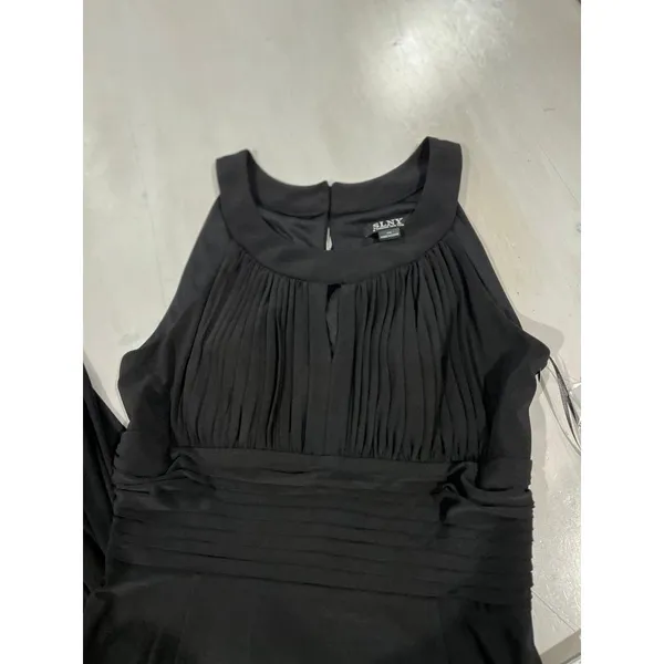 New w tags! SLNY black maxi long‎ dress size 10 - Image 2