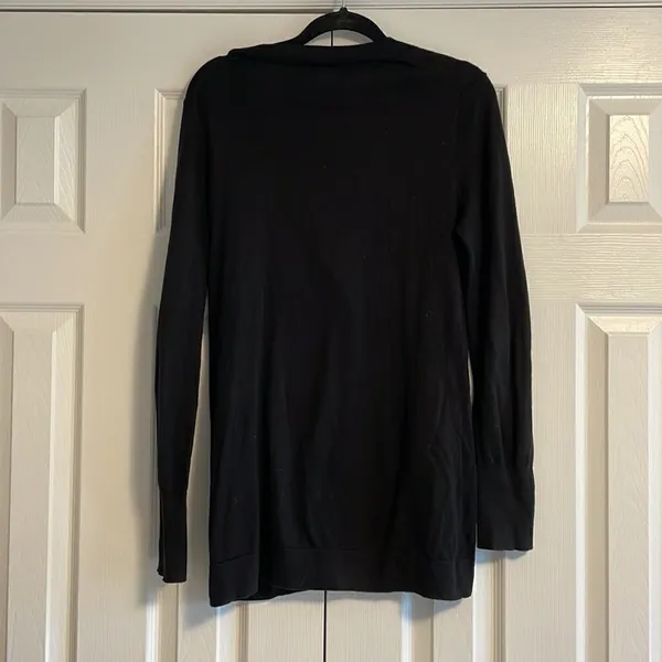 J. Crew Factory Black Cardigan Long Sweater - Image 5