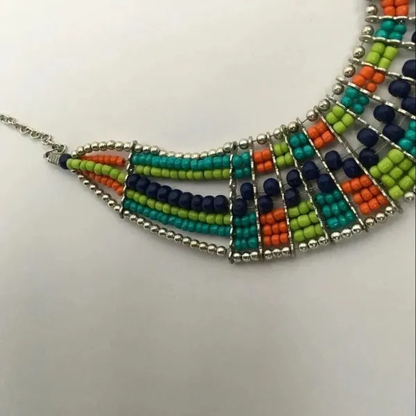 Cleopatra Style‎ Beaded Multi Strand Necklace - Image 2